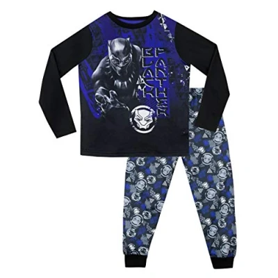 Image de Marvel Black Panther Ensemble De Pyjamas Garçon Multicolore 2 3 Ans