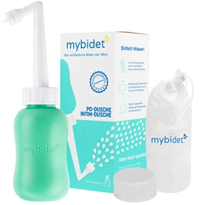 Image de MYBIDET 3.0 originale bidet portable avec couvercle et sac de transport, douchette intime pendant la grossesse postpartum, personal bidet, wc à partir, bain dérivatif (Ocean Mint)