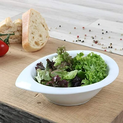 Image de &#039;Holst Porcelaine DB 2063 Coque 28 cm Forme de Goutte Tear Drops Dîner Bowl, Blanc, x 20,7 4
