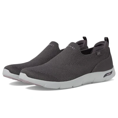 Image de Skechers Femme Arch Fit Refine Iris Basket, Charbon, 37.5 EU