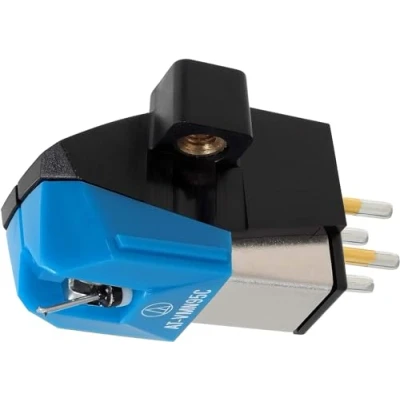 Image de Audio Technica AT VM95C Cellule Stéréo Conique Série VM95 Bleu