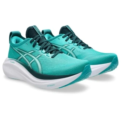 Image de ASICS Homme Gel Nimbus 27 Sneaker, Multicolore, 39 EU