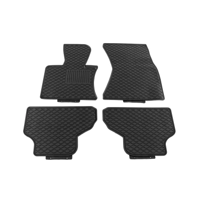 Image de VAICO V20 4375 Ensemble de tapis sol Caoutchouc avant et arrière 4 noir Sur mesure