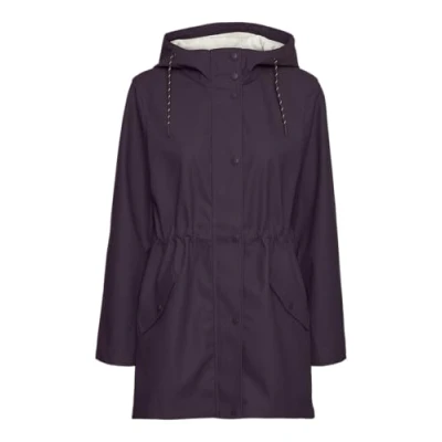 Image de VERO MODA Vmmalou Noos Veste enduite Courte, Prune, XL Femme