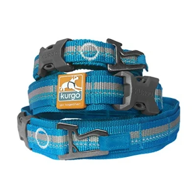 Image de Kurgo K01959 Collier pour Chien Large/Confortable Personnalisable Compatible Molle Disponible en Petite Moyenne/Grande Taille