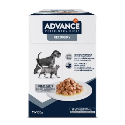 Image de Advance Veterinary Diets Recovery Nourriture Humide pour Chats et Chiens: Multipack 11 sachets 100g
