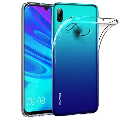 Image de REY Coque pour Honor 10 Lite Huawei P Smart 2019, TPU Transparent en Silicone, Ultra Fine 0.33mm