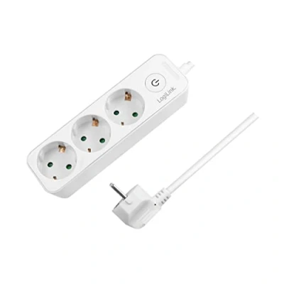 Image de Multiprise Logilink Lps244 3 Sortie(s) Ca Intérieur Blanc
