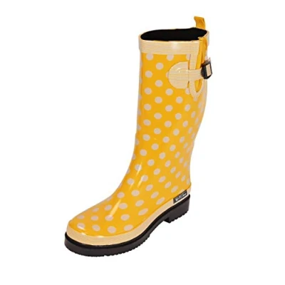 Image de MADSea Bottes Caoutchouc Femme Ocean High Jaune de Pluie Tige Haute, Taille:40 EU
