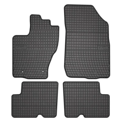 Image de FROGUM 401723 Ensemble de tapis sol Caoutchouc avant et arrière 4 noir Sur mesure DACIA: Duster SUV, Sandero I, Logan I MCV
