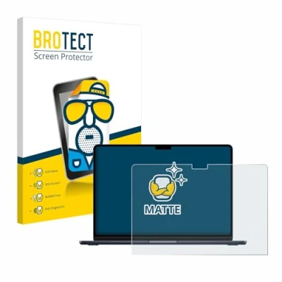 Image de BROTECT Protection Ecran Anti Reflet pour Apple MacBook Air 13&quot; M3 2024 / M2 2022 Film Mat