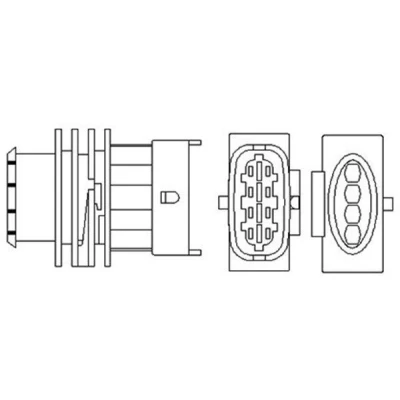 Image de MAGNETI MARELLI 466016355086 Sonde lambda chauffé 4 OPEL: Zafira A, Corsa C 3/5 portes, Astra G CC