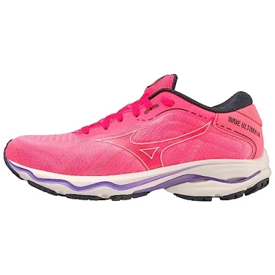 Image de Mizuno WAVE ULTIMA 14 Chaussures De Running H VRose/SBlanche/PPunch Femme Taille 36.5