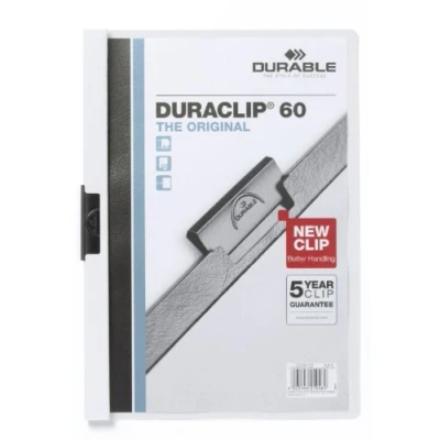 Image de Durable Duraclip 60 Chemise de présentation à clip Blanc