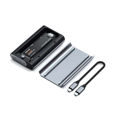 Image de Boitier externe USB4 SATECHI SA ST EU4NPM SSD M.2 NVMe jusqu&#039;à 16 To Couleur Noir