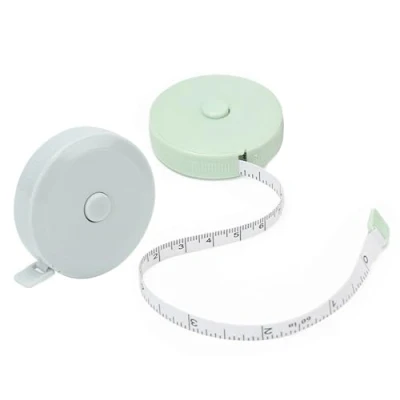Image de 2 Pièces Metre Ruban 150cm, Couture, Double Face à Mesurer Rétractable, Portable Coudre, pour Regime Couture Tailleur, Mesure Corps