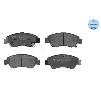 Image de MEYLE 025 216 9715/W Jeu de plaquettes frein ORIGINAL Quality Essieu avant avec indicateur d&#039;usure tôle anti bruit HONDA: CIVIC 6 Hatchback