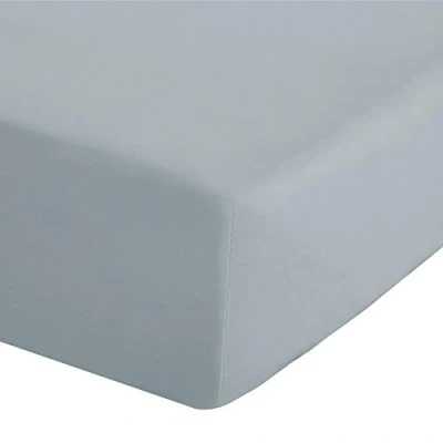 Image de Catherine Lansfield Percale Facile à Repasser, Polyester Coton, Bleu Canard, Drap Housse Double