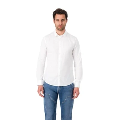 Image de Teddy Smith UNIE Manches Longues Cgopher ML Chemise, Homme, Taille: Large, Blanc