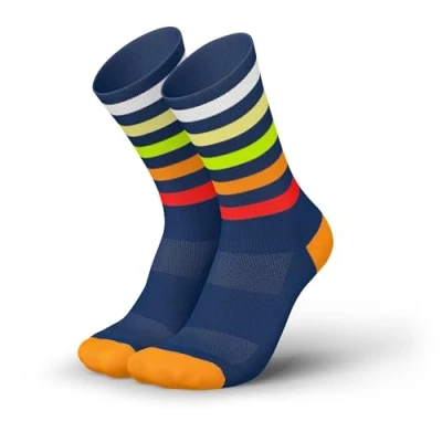 Image de INCYLENCE 1 paire de chaussettes course pour homme et femme avec légère compression, Niveaux Night Fall, 35 38
