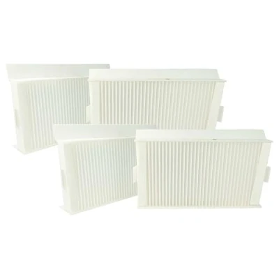 Image de vhbw Lot de filtres compatible avec Zehnder ComfoAir 180 appareil ventilation Filtre à air G4 / F7 (4 pcs), 24 x 12 5 cm, blanc
