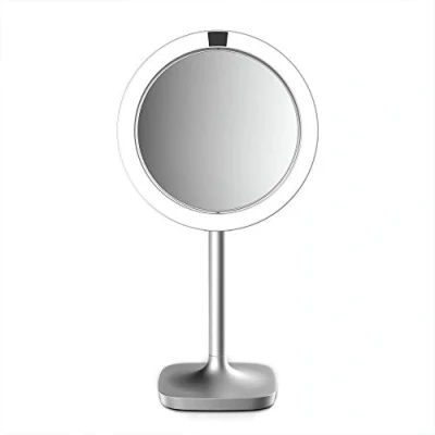 Image de Homedics Miroir lumineux avec lampe LED poser Maquillage et épilation faciles grossissant 1x ou 7x