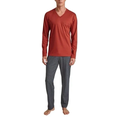 Image de CALIDA Relax Streamline Ensemble de Pijama, Rouge chre, 50 Hommes