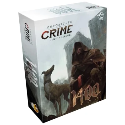 Image de Lucky Duck Games Chronicles of Crime: Millenium 1400 Version Française Jeu de Plateau Société A partir 12 Ans 1 à 4 Joueurs 60 90 Minutes Coopératif