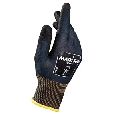 Image de Mapa Professional Ultrane prise en main et Proof Gants de taille 11 Large, Bleu foncé/noir (lot 2)