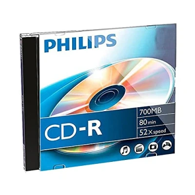 Image de CD R Philips 10 supports 700 Mo 80 min 52x