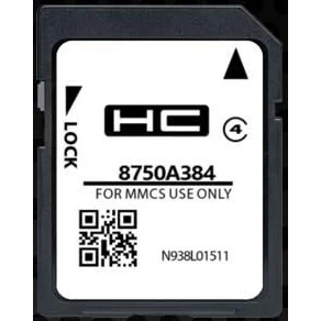 Image de Carte SD Navigation GPS Europe 2023.A compatible avec Mitsubishi MMCS W11 W12 (A384)