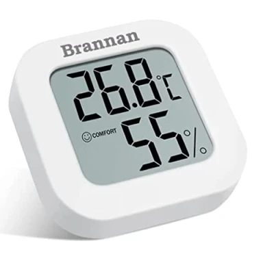 Image de Thermomètre de chambre à écran LCD hygromètre intérieur précis température ambiante et d&#039;humidité avec affichage numérique pour surveiller la maison, le bureau, d&#039;enfant