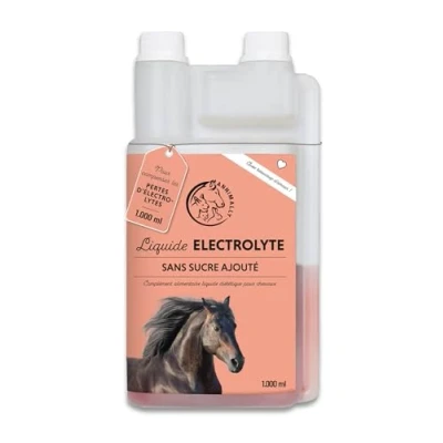 Image de Annimally Électrolytes Liquides pour Chevaux 1000ml avec Sodium, Potassium, Acerola, Calcium, Magnésium et Vitamine B sans ajout de Sucre