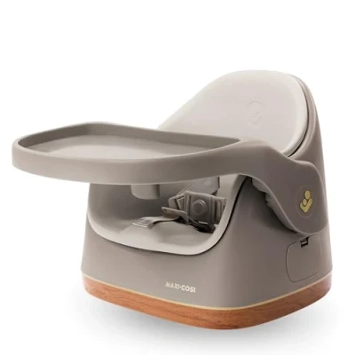 Image de Maxi Cosi Jay 2 en 1 Rehausseur Chaise Enfant, 6 mois 3 ans, 9 15 kg, Bébé Portable, Tablette Réglable, Facile à Nettoyer, Design Compact, Spacieux, Elegance Beige