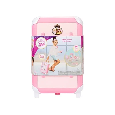 Image de Disney Princess Style Collection Roulette Imitation Princesse Kids&#039; Luggage, Thème :, 223824, Play Suitcase World Traveler, Valise Jouet