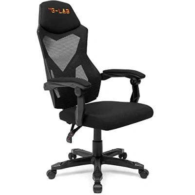 Image de The G Lab K Seat Rhodium ATOM Chaise Gaming en Maille Respirante, de Bureau Ergonomique Confortable, Appui Tête Rembourré, Dossier Inclinable jusqu’à 120, Poids max 120kg New (Noir)
