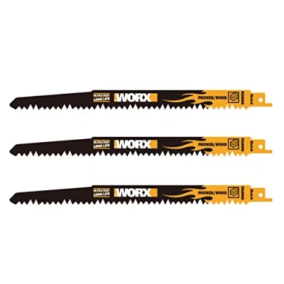 Image de WORX Lames de scie sabre universelles professionnelles et robustes compatibles avec Bosch, DeWalt, Makita beaucoup d&#039;autres