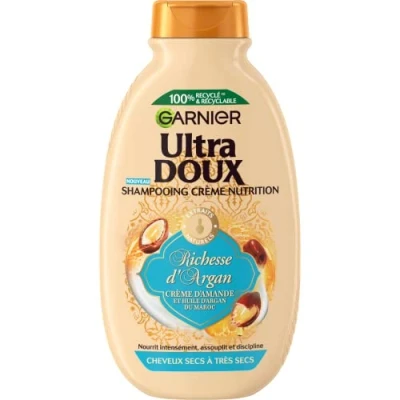 Image de Garnier Ultra Doux Shampooing Disciplinant richesse argan 250ml
