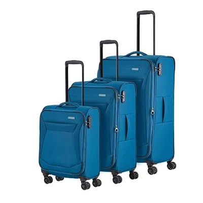 Image de Travelite Set Chios 4W Trolley L / M S de valises, Taille: One Size, Petrol