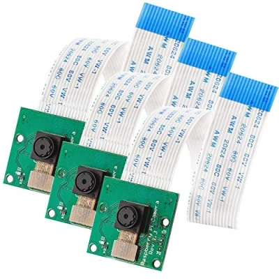 Image de AZDelivery 3x Caméra avec Câble Flexible de 15 cm Compatible Raspberry Pi incluant Un E Book!