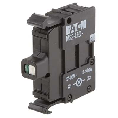 Image de Eaton 216559 Élément Lumineux LED Vert Fixation Avant 12 30 VAC/DC Vis