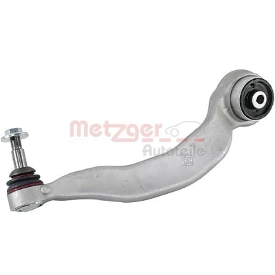 Image de METZGER 58146802 bras de suspension avec support en caoutchouc, rotule Essieu avant droit oscillant longitudinal BMW: 7