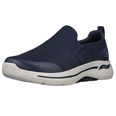 Image de Skechers Performance Go Walk Arch Fit Togpath, bleu marine/gris, 43 EU