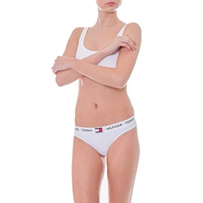 Image de Tommy Hilfiger String, Femme, Taille: Small, Classic white