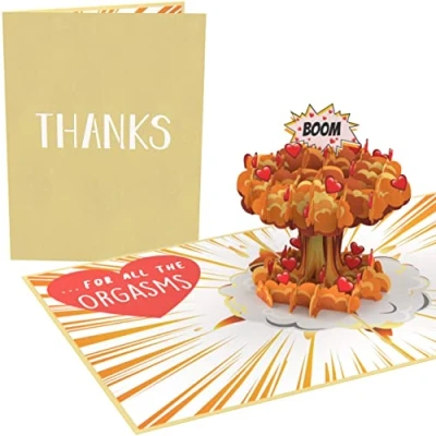 Image de PopLife Explosion Carte pop up 3D Thank You For All The..