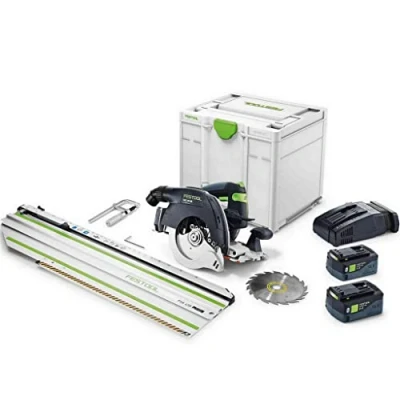 Image de Festool Scie circulaire à capot basculant sans fil HKC 55 5,0 EBI Set FSK 420