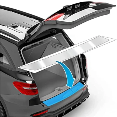 Image de uProtect Film Protection Seuil de Coffre Voiture Ensemble Complet pour Opel Mokka B I 2021 2024 Pare Choc Arriere Transparent Autocollant
