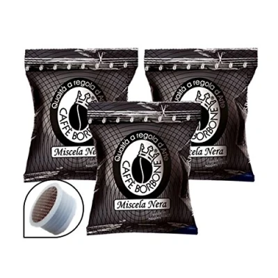 Image de Caffè Borbone Mélange Noir 100 Capsules Compatibles avec les machines à café de la marque Lavazza* Espresso Point*