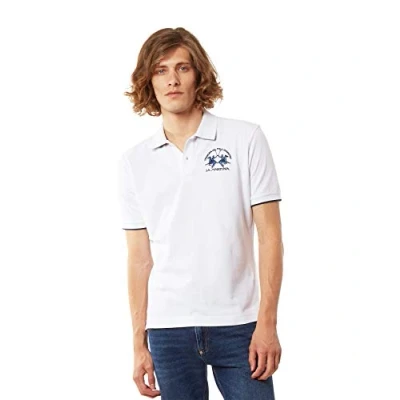 Image de La Martina Shortsleeved POLO Shirt Polo, Homme, Taille: Large, Optic white