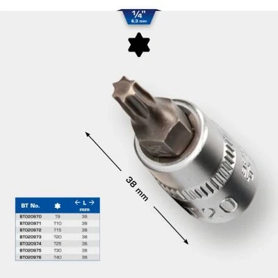 Image de KS TOOLS BT020976 Clé à douille T40 Torx